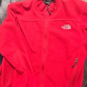 Men’s red North Face jacket